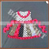 Easter Spring Fall 2016 Ruffles Baby Girl Boutique Clothing Holiday Matching Dots Pants Giggle Moon Girl Cotton Remake Outfit thumbnail-3