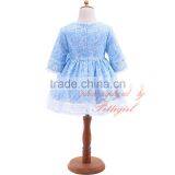 Wholesale Baby Valentines Day Girl Heart Outfit Dress Flower Girl Gown thumbnail-2