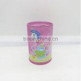 Customised Circle Saving Money Tin Box/Can thumbnail-1