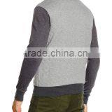 Mens Quilted Plain Hoodie Sweatshirt Winter Jacket thumbnail-5