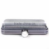 Iron Based Alloy Rectangle White Gunmetal Flower Acrylic Imitation Pearl Kiss Clasp Purse Frame thumbnail-1