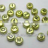 4*7 Solid Color With Black Line Letter Beads thumbnail-2
