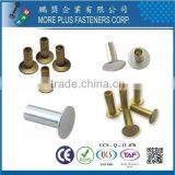 Taiwan Stainless Steel Mild Mushroom Truss Black Zinc Plated Semi Tubular Rivet thumbnail-4