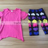 Wholesale casual kids summer boutique clothing sets In Stock Girls 2Pcs Set Children Outifit