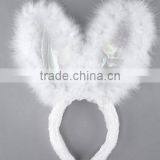Novelty Headband Tail White Bunny Costume Children thumbnail-3