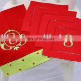 Hemstitched Linen Tea Towel With Embroidery thumbnail-1