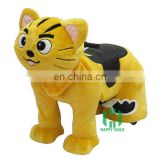 HI CE ride on animal with wheels for kids,plush ride on horse toys for mall