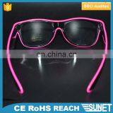 Halloween Parade Custom Logo Glow Party LED EL Wire Glasses Sunglasses thumbnail-3