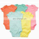 New Style Multi Colors Organic Cotton Baby Rompers Wholesale Baby Clothes thumbnail-5