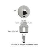 Hot Sale 316 Casting Polished Baluster Hollow Sphere Decoration Ball Joint Steel Handrail Standchion thumbnail-7