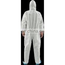Type 5/6 Microporous Coverall Disposable White Waterproof Hooded Coverall thumbnail-2