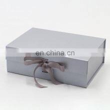 Custom Brand Luxury Silver Art Paper Magnificent Quality Magnetic Closure Gift Packing Box thumbnail-5
