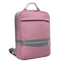 New Fashion Leisure Business Pink Backpack Lightweight Simple Style Travel Backpack Large Capacity Laptop Bag CLG18-201 thumbnail-2