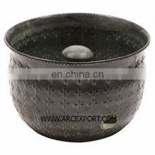 черный рукавный садовый горшок