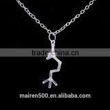 Hot Newest Molecular Necklace Chemical Structure Formula Necklace thumbnail-2