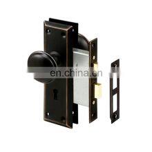 Euro Mortise Keyed Knob Perfect for Replacing Broken Antique Mortice Door Lock Sets Brass Mortice Lock