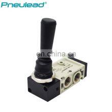 VBN Series 2 Position 5 Way Hand Valve Pneumatic Air Hand Control Manual Solenoid Valve thumbnail-5