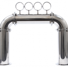 Chrome Plated Brass Beer Font 1 Tap, 2 Taps, 3 Taps, 4 Taps, 6 Taps, 6taps, Snake Tower, Beer Column, U Shape Tower, T Shape Tower, Vase Tower Etc. thumbnail-5