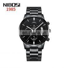 NIBOSI 2309 Mens Quartz Watch Bands Casual Tourbillon Automatic Mechanical Watch Luxury Business Stainless Steel Wristwatch thumbnail-4
