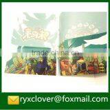 Vivid Colorful A4 Size PP Plastic File Folders With Inner Pocket