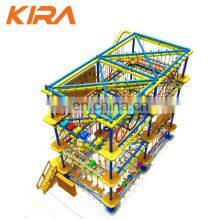 Team Building Outdoor Climbing Ropes Course Kids Course Rope Tower