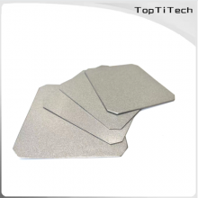 Sintered porous titanium plate for PEM/SPE From Toptitech