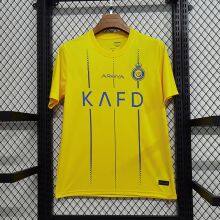 Riyadh Yellow No. 7 Cristiano Ronaldo Jersey 2324 Season Home Fan Edition 10 Mane Player Edition Football Jersey Customization thumbnail-2