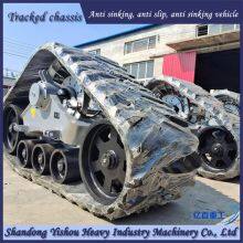 Installation of Large Rubber Track Half Chain Rail Harvester thumbnail-3