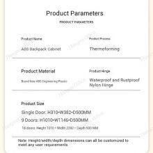 Armário de armazenamento resistente de plástico ABS para crianças, escritórios e instalações públicas. Armário para piscina multicolorido thumbnail-5