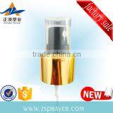 2016 New Mini Pressure Sprayer Aluminum Gold Plastic Cap Non-spill Transprant Sprayer Bottle Pump Water Sprayer High Quality