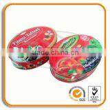 Delicate Oval Candy Tin Box Set