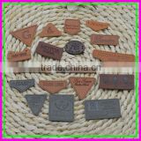 Factory wholesale Mixed Package Hand Sew-on Bag Embroideried DIY PU Leather Patches