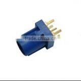 Fakra Plug PCB Mount Connector & Blue GPS Mini RF Connector PCB,quick Release Connector