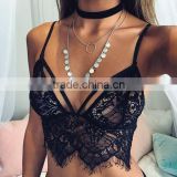F10177A New fashion sexy lingerie sexy new sexy lace stitching V-neck bra for women                        
                                                Quality Choice