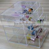 Custom Clear Acrylic Makeup Organizer,plexiglass Makeup Box