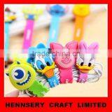 Customized Shape and Logo Soft Pvc Rubber Cable Winder for Mp3/mp4/mp5 thumbnail-4