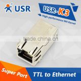 USR-K3 High Performance Super Port Serial to Ethernet UART TTL to TCP/IP Converter Support Keepalive