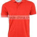 100% Cotton Custom Men Plain Red Polo Shirt thumbnail-1