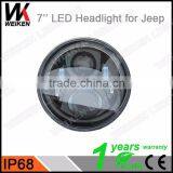 Hot Sale 7 Inch Round Halo Ring Headlight for Jeep Wrangler