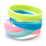 wholesale customized cheap barcelet/wristband