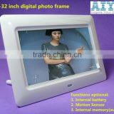 2015 Promotional 9 Years Top Factory 7inch Digital Photo Frame MP3 Music Video Picture Playback for Advertising