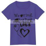 Girls Women Short Sleeve Tshirt Heart Design Comfortable Tees thumbnail-6