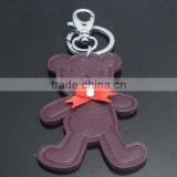 Animal-shaped Customized Promotional Cute Leather Keychain thumbnail-3