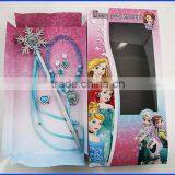 Attractive Packing Fushion Frozen Elsa Snowflakes Jewelry Wand Set for Sale thumbnail-1