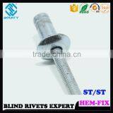 HIGH QUALITY HOT SELLING FACTORY HIGH SHEAR STRENGTH HEM-LOCK BLIND RIVETS FOR TRUCK thumbnail-4