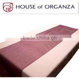 2014 High Quality Crystal Organza Table Runner for Wedding Decoration thumbnail-1