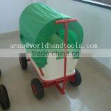 Woody Wagon Pull Along + Canopy- Flyer Cart Radio Trailer Quality Choice thumbnail-1