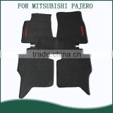 Customized Fit Full Set Position Rubber Car Floor Mats For MITSUBISHI PAJERO