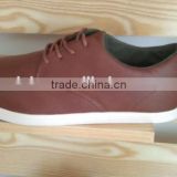2014 New design leather men flat shoes