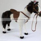Horse Ride on Animal Plush Toy Load-bearing 100kg